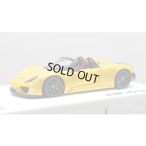 画像1: EIDOLON 1/43 Porsche 918 Spyder weissach package 2011 Grande Giallo Pearl Limited 35 pcs.