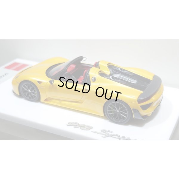 画像12: EIDOLON 1/43 Porsche 918 Spyder weissach package 2011 Grande Giallo Pearl Limited 35 pcs.