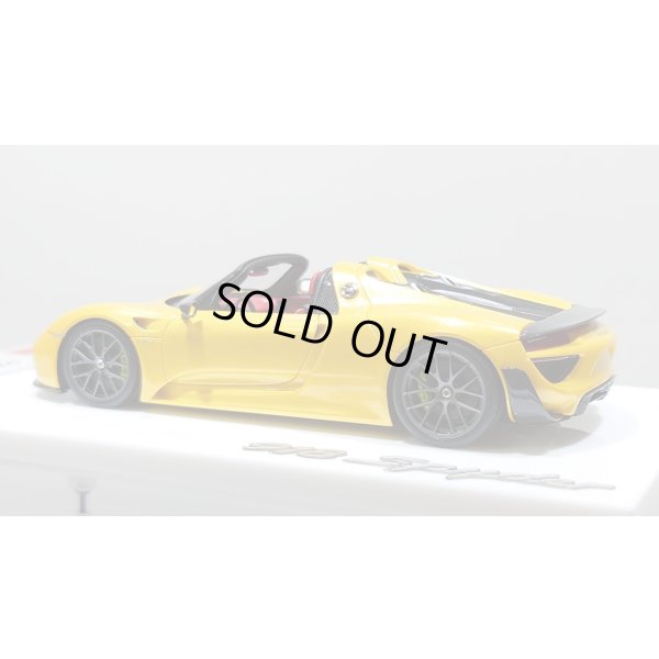 画像3: EIDOLON 1/43 Porsche 918 Spyder weissach package 2011 Grande Giallo Pearl Limited 35 pcs.