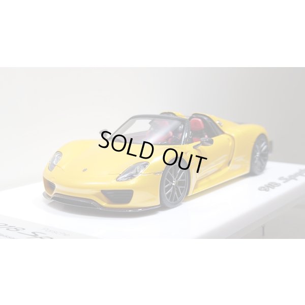画像9: EIDOLON 1/43 Porsche 918 Spyder weissach package 2011 Grande Giallo Pearl Limited 35 pcs.