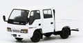 MODEL1 1/64 Isuzu Elf (NHR) Double Cab Light Truck White (LHD)