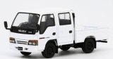MODEL1 1/64 Isuzu Elf (NHR) Double Cab Light Truck White (LHD)
