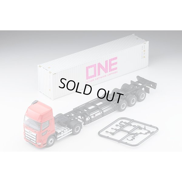 画像10: TOMYTEC 1/64 Limited Vintage NEO Hino Profia 40ft Marine Container Trailer (東邦車輛TC36H1C34) Ocean Network Express Gray Container