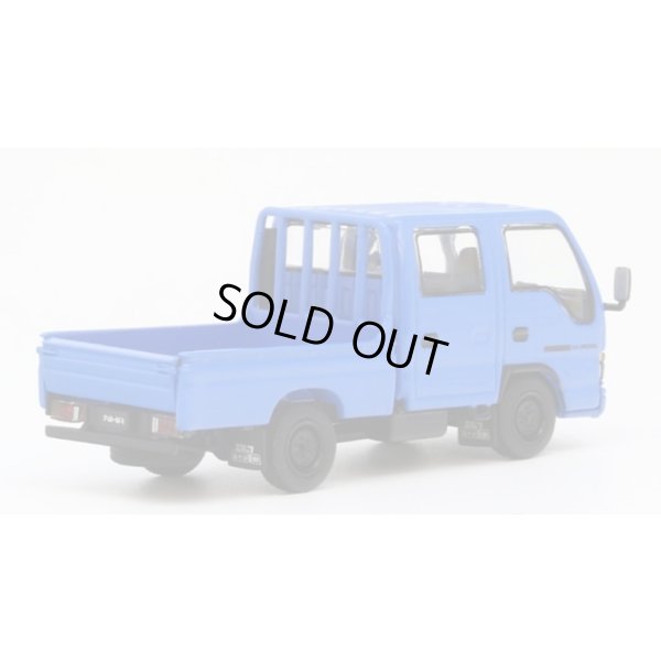 画像2: MODEL1 1/64 Isuzu Elf (NHR) Double Cab Light Truck Blue (LHD)