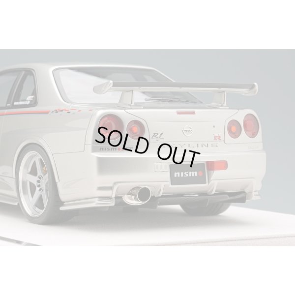 画像11: EIDOLON 1/18 NISSAN SKYLINE GT-R (BNR34 NISMO R-tune Version) 2004 Silver/Nismo Stripe Limited 120 pcs.