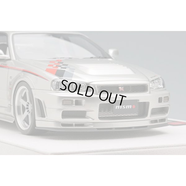 画像10: EIDOLON 1/18 NISSAN SKYLINE GT-R (BNR34 NISMO R-tune Version) 2004 Silver/Nismo Stripe Limited 120 pcs.