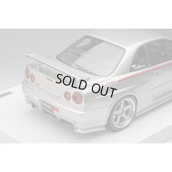 画像7: EIDOLON 1/18 NISSAN SKYLINE GT-R (BNR34 NISMO R-tune Version) 2004 Silver/Nismo Stripe Limited 120 pcs.