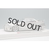 EIDOLON 1/18 NISSAN SKYLINE GT-R (BNR34 NISMO R-tune Version) 2004 Silver/Nismo Stripe Limited 120 pcs.