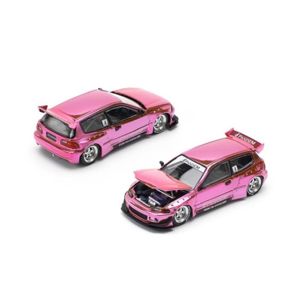 画像4: POP RACE x Enigma 1/64 Pandem Civic EG6 - Pink 