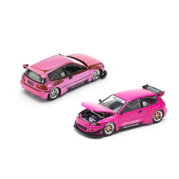 画像6: POP RACE x Enigma 1/64 Pandem Civic EG6 - Pink 
