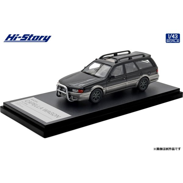 画像2: Hi Story 1/43 Mazda Capella Wagon FX (1994) Brilliant Black/Silent Silver Metallic