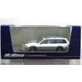 Hi Story 1/43 Mazda Capella Wagon FX (1994) Chastity White/Silent Silver Metallic
