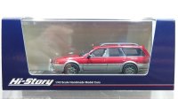 Hi Story 1/43  Mazda Capella Wagon FX (1994) Passion Rose Mica/Silent Silver Metallic