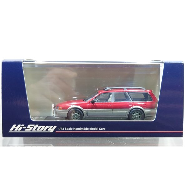 画像1: Hi Story 1/43  Mazda Capella Wagon FX (1994) Passion Rose Mica/Silent Silver Metallic