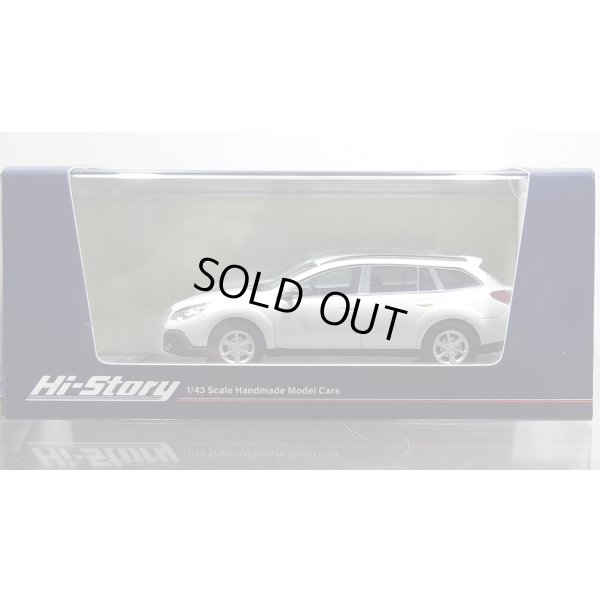 画像1: Hi Story 1/43 SUBARU LEGACY OUTBACK 2.5i EyeSight (2012) Satin White Pearl