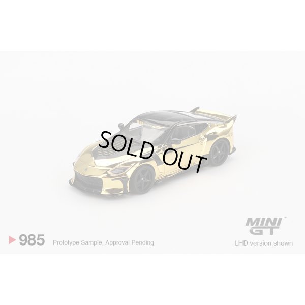 画像2: MINI GT 1/64 Nissan Z Veilside FFZ400 Gold Chrome (LHD)