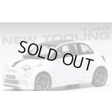 ixo 1/43 Fiat Abarth 500e 2024 White