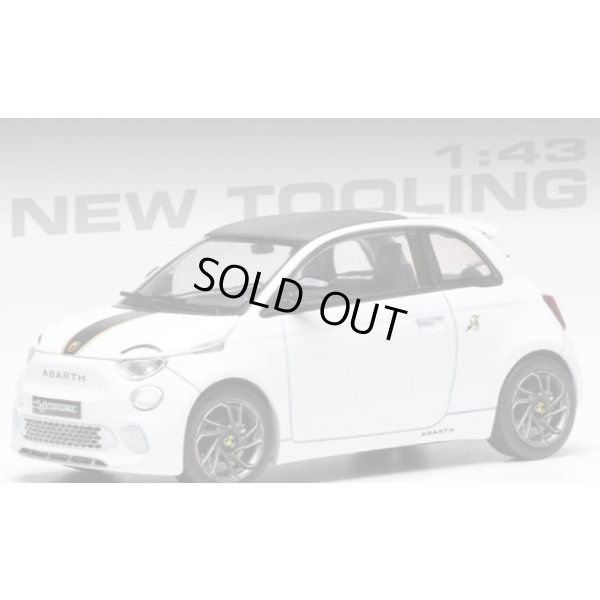 画像1: ixo 1/43 Fiat Abarth 500e 2024 White
