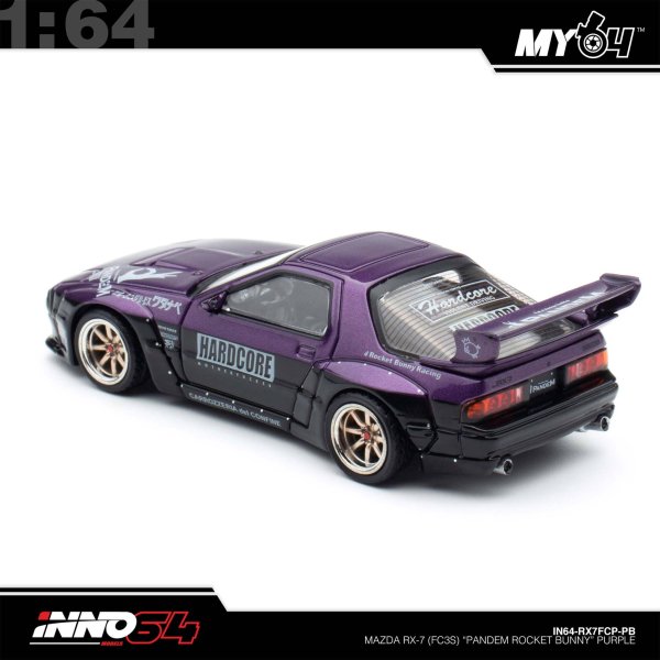 画像6: INNO Models 1/64 Mazda RX7 (FC3S) "Pandem Rocket Bunny" Purple