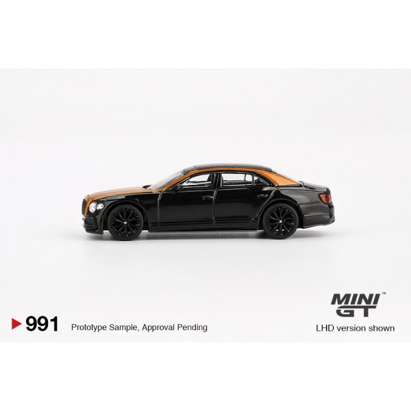 画像4: MINI GT 1/64 Bentley Flying Spur Neptune Orange Flame / Onyx (LHD)