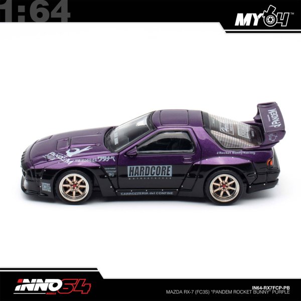 画像7: INNO Models 1/64 Mazda RX7 (FC3S) "Pandem Rocket Bunny" Purple