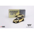 MINI GT 1/64 Nissan Z Veilside FFZ400 Gold Chrome (RHD)