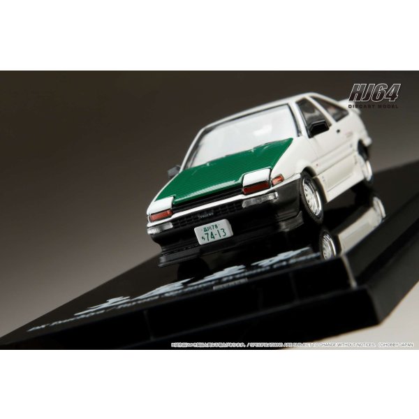 画像4: Hobby Japan 1/64 Toyota Sprinter Trueno (AE86) DoriDori Mesh Wheels Drift King Keiichi Tsuchiya