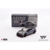MINI GT 1/64 Nissan GT-R NISMO 2024 Nismo Stealth Gray (RHD)