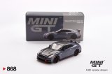 MINI GT 1/64 Nissan GT-R NISMO 2024 Nismo Stealth Gray (RHD)