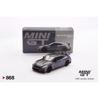 MINI GT 1/64 Nissan GT-R NISMO 2024 Nismo Stealth Gray (RHD)