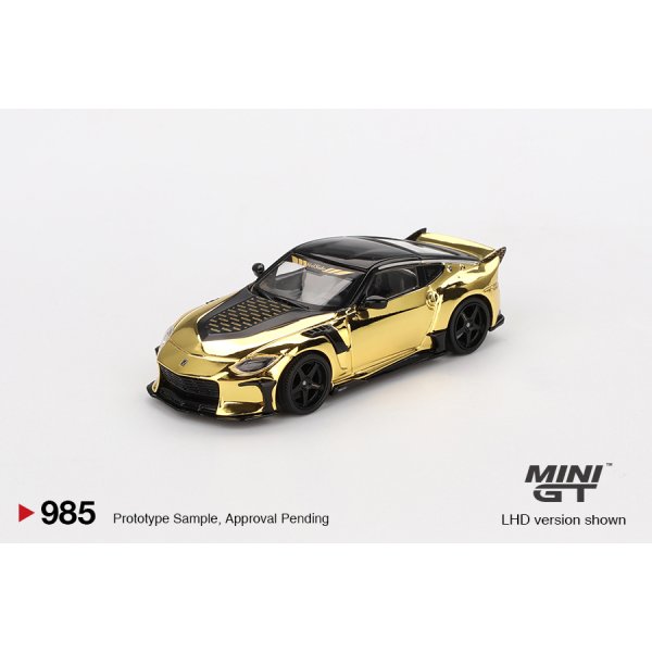 画像2: MINI GT 1/64 Nissan Z Veilside FFZ400 Gold Chrome (RHD)