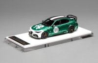 MOTORHELIX 1/64 Alfa Romeo Giulia GTAm Green Livery Two-Tone