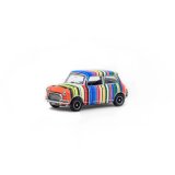 Tiny City Mini Cooper Art Car Stripes