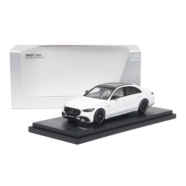画像1: ALMOST REAL 1/64 Mercedes-AMG S 63 E Performance - 2023 - Opalith white bright