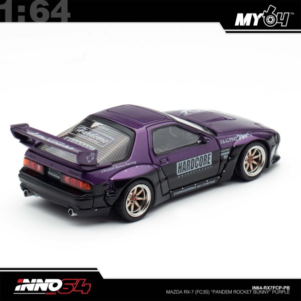 画像5: INNO Models 1/64 Mazda RX7 (FC3S) "Pandem Rocket Bunny" Purple