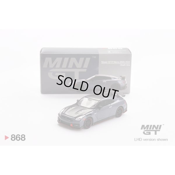 画像1: MINI GT 1/64 Nissan GT-R NISMO 2024 Nismo Stealth Gray (LHD)