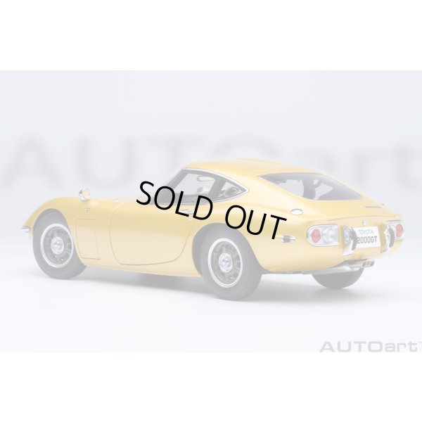 画像2: AUTOart 1/18 Toyota 2000GT 1967 (Gold)
