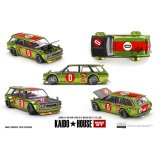 KAIDO HOUSE x TSM MINI GT 1/64 Datsun 510 Wagon OG Flo Yellow (RHD)