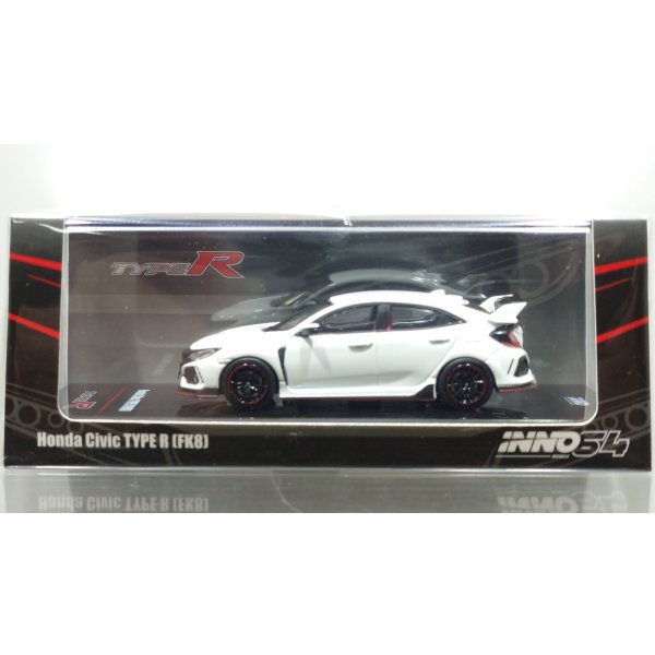 画像1: INNO Models 1/64 Honda Civic Type R (FK8) White