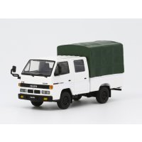 MODEL1 1/64 Isuzu NHR 1987 White LHD w/ Canvas