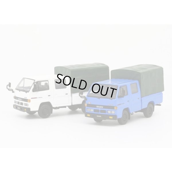 画像3: MODEL1 1/64 Isuzu NHR 1987 Blue LHD w/ Canvas