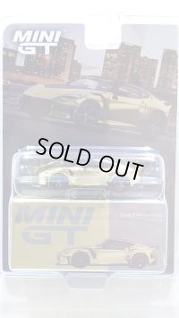 MINI GT 1/64 Nissan Z Veilside FFZ400 Gold Chrome (LHD) [Blister Packaging]
