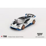 MINI GT 1/64 Lamborghini Huracan STO Bianco Asopo (White) (RHD)