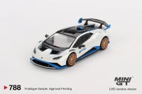 MINI GT 1/64 Lamborghini Huracan STO Bianco Asopo (White) (RHD)
