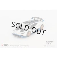 MINI GT 1/64 Lamborghini Huracan STO Bianco Asopo (White) (RHD)