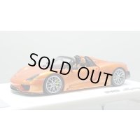 EIDOLON 1/43 Porsche 918 Spyder weissach package 2011 Arancio Pearl Limited 33 pcs.
