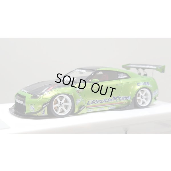 画像1: EIDOLON 1/43 Rocket Bunny R35 GT-R (TE37 wheel) Giallo Verde Pearl Limited 33 pcs.
