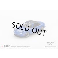 MINI GT 1/64 Mazda Miata MX-5 (NA) Tuned Version Dark Blue (LHD) [Blister Packaging]