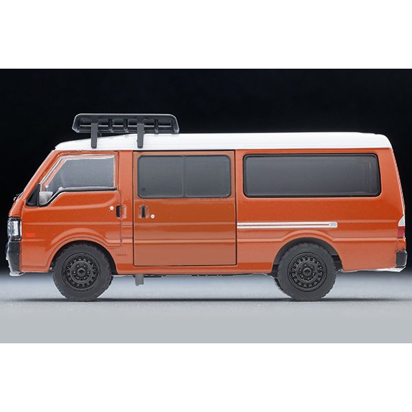 画像4: TOMYTEC 1/64 Limited Vintage NEO Mazda Bongo Brawny Van Custom (Brown) with Roof Carrier and Figure