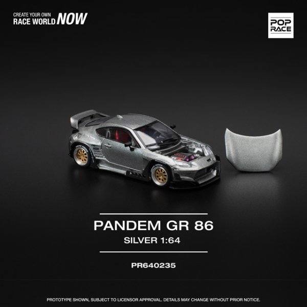 画像8: POP RACE 1/64 PANDEM GR 86 SILVER
